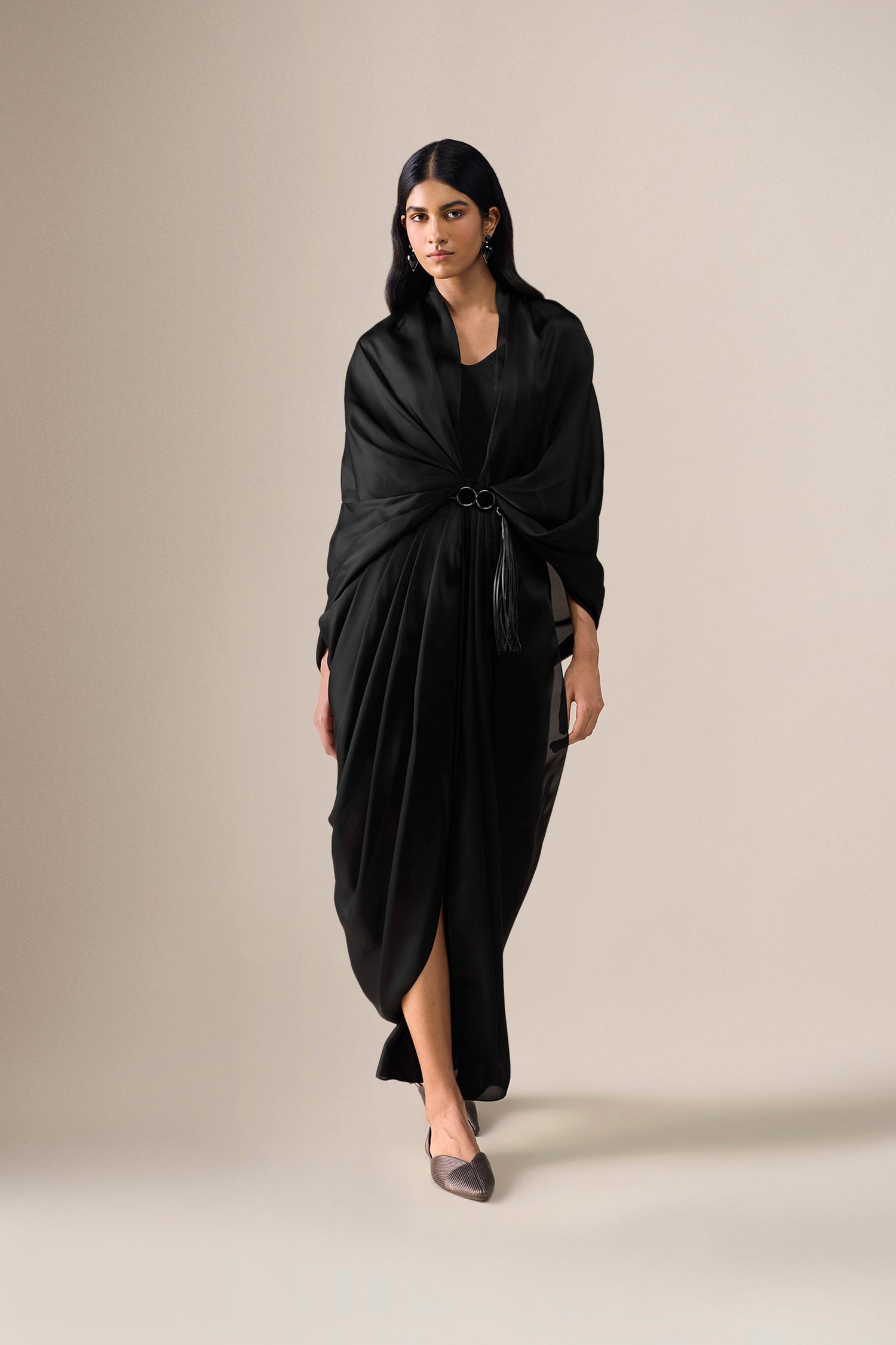  Organza Ekiya Saree – Black