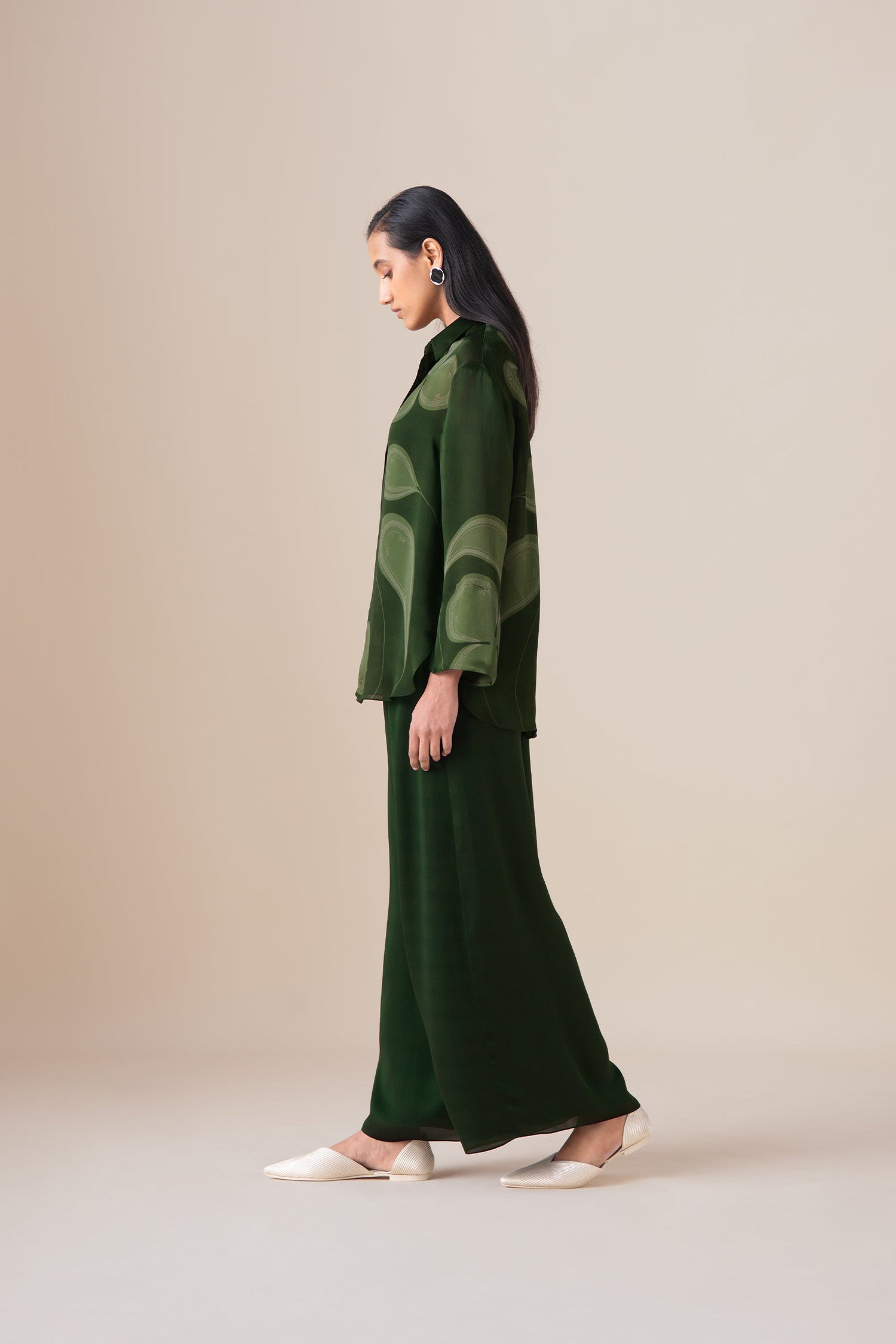  Organza Elah Shirt – Green