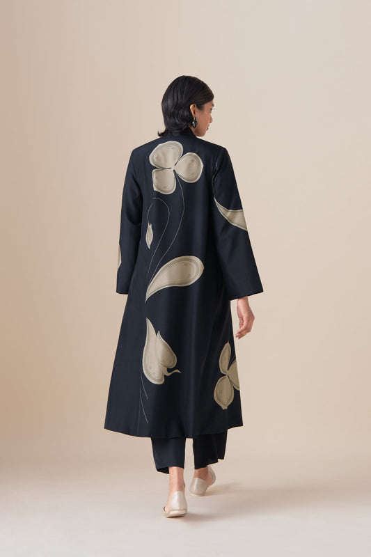 Habutai Mazira Jacket – Black