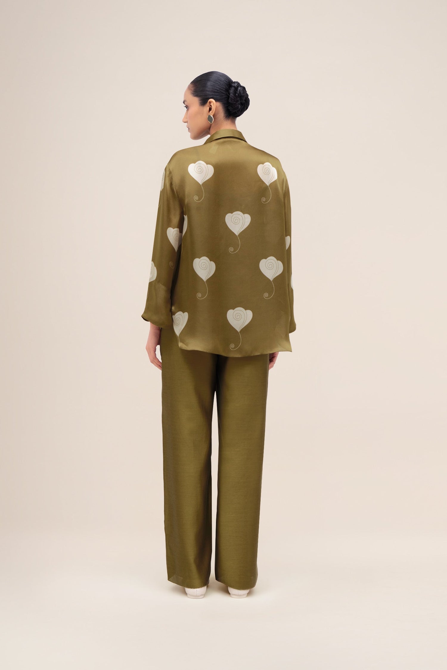  Organza Shirin Shirt – Green