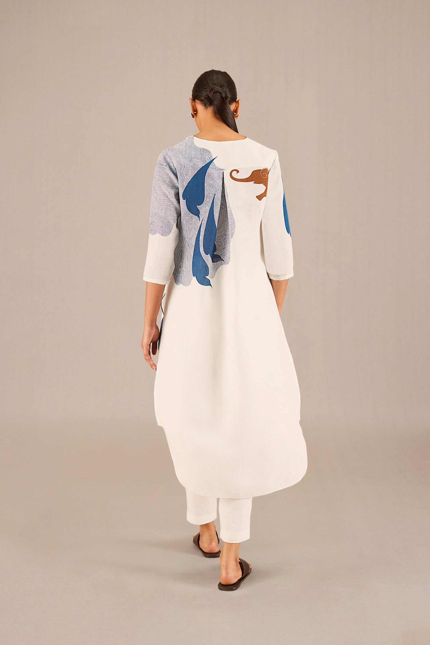 Alana Tunic Set - Ivory  