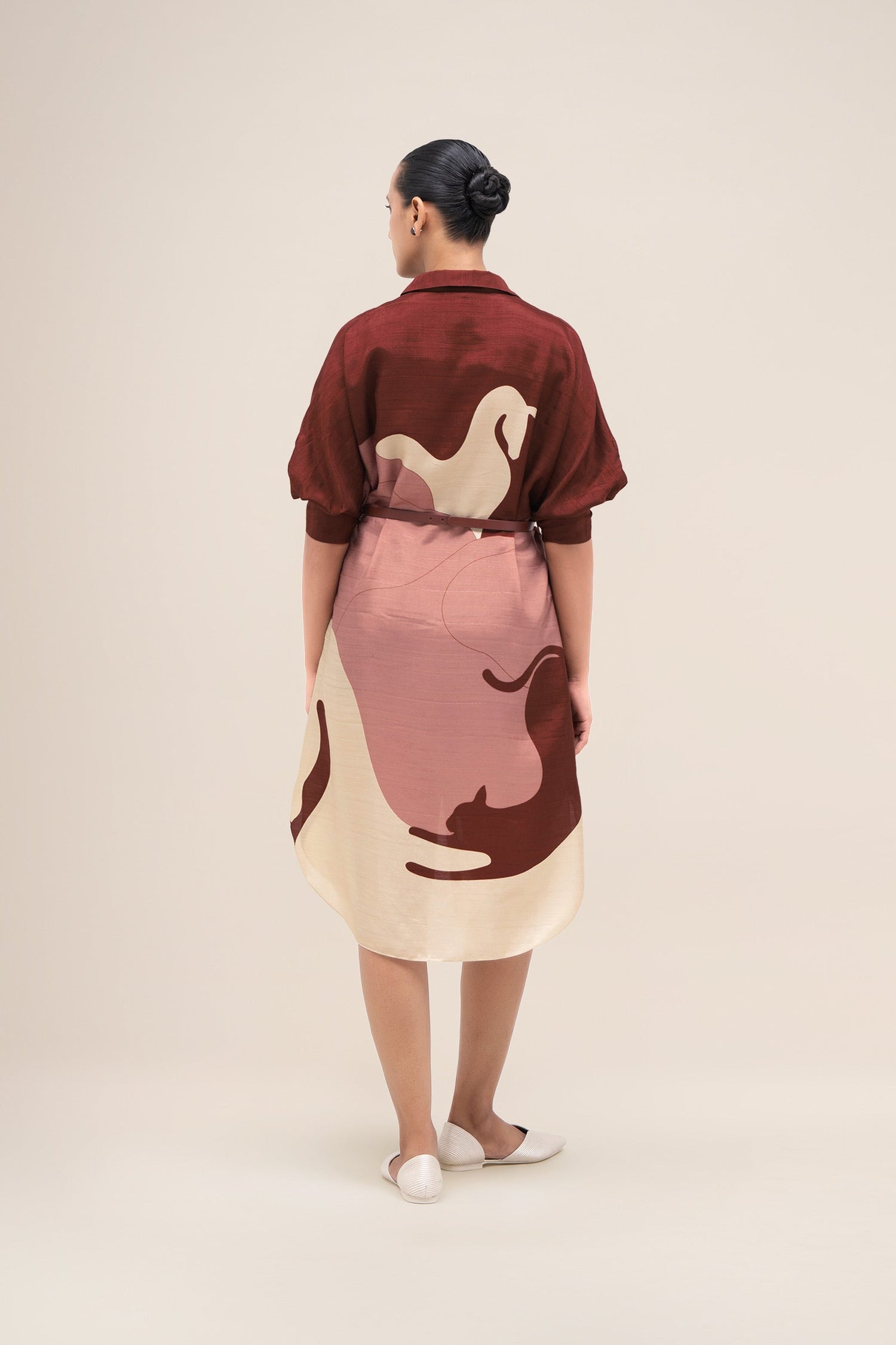  Silk Lina Dress – Red