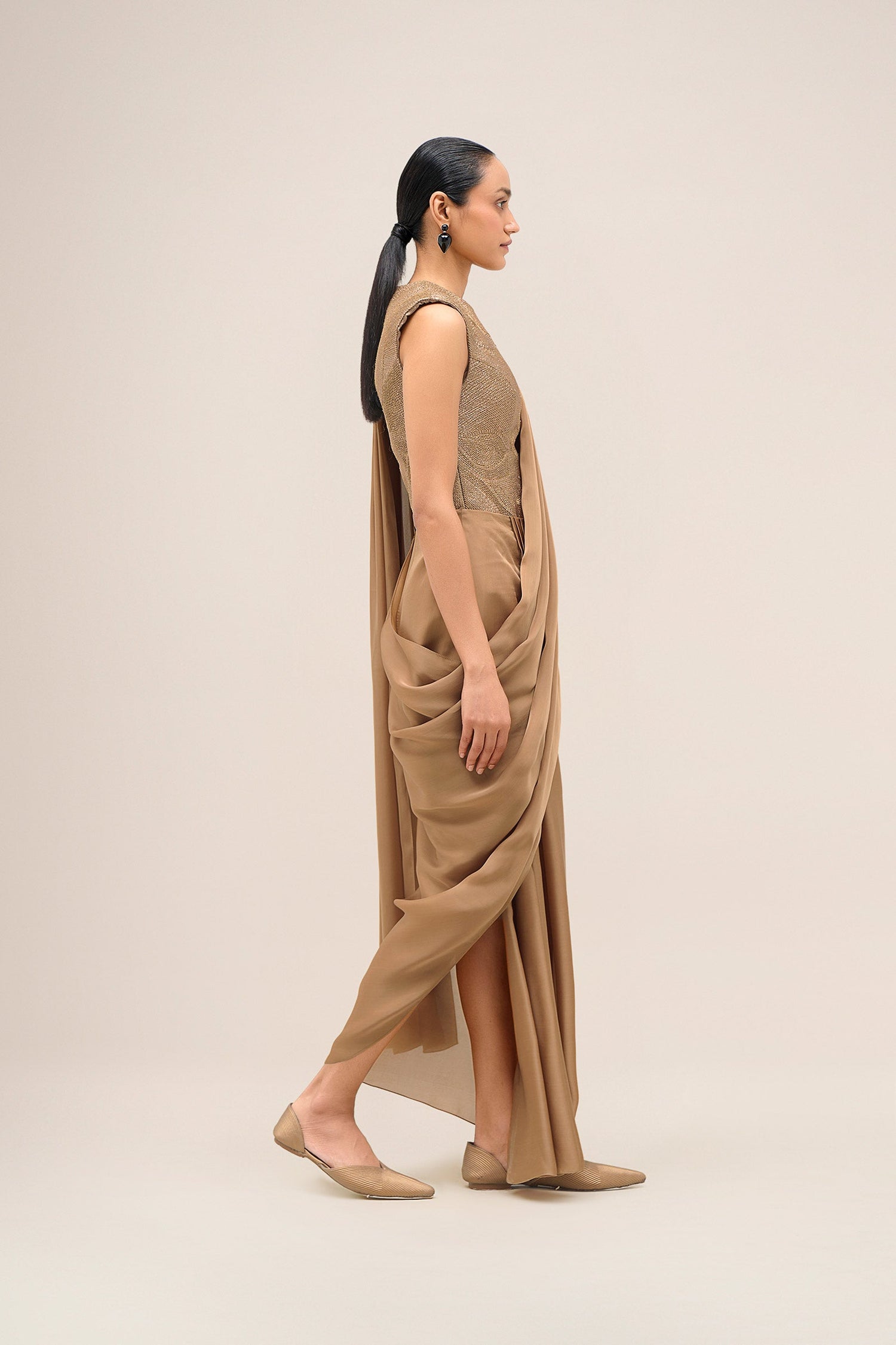  Metallic Sanah Saree Set – Metallics