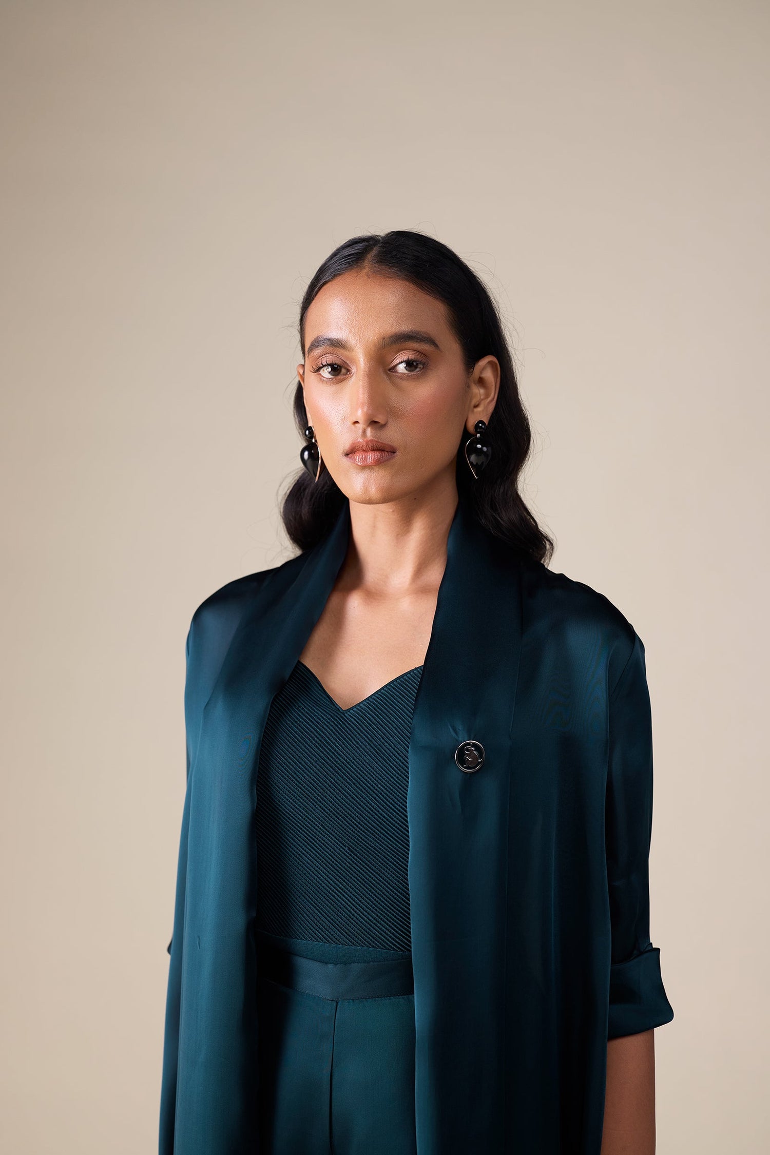  Organza  Elsa Throw Set – Black