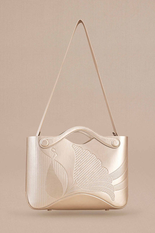 Faux Leather Siena Tote Bag – Metallics