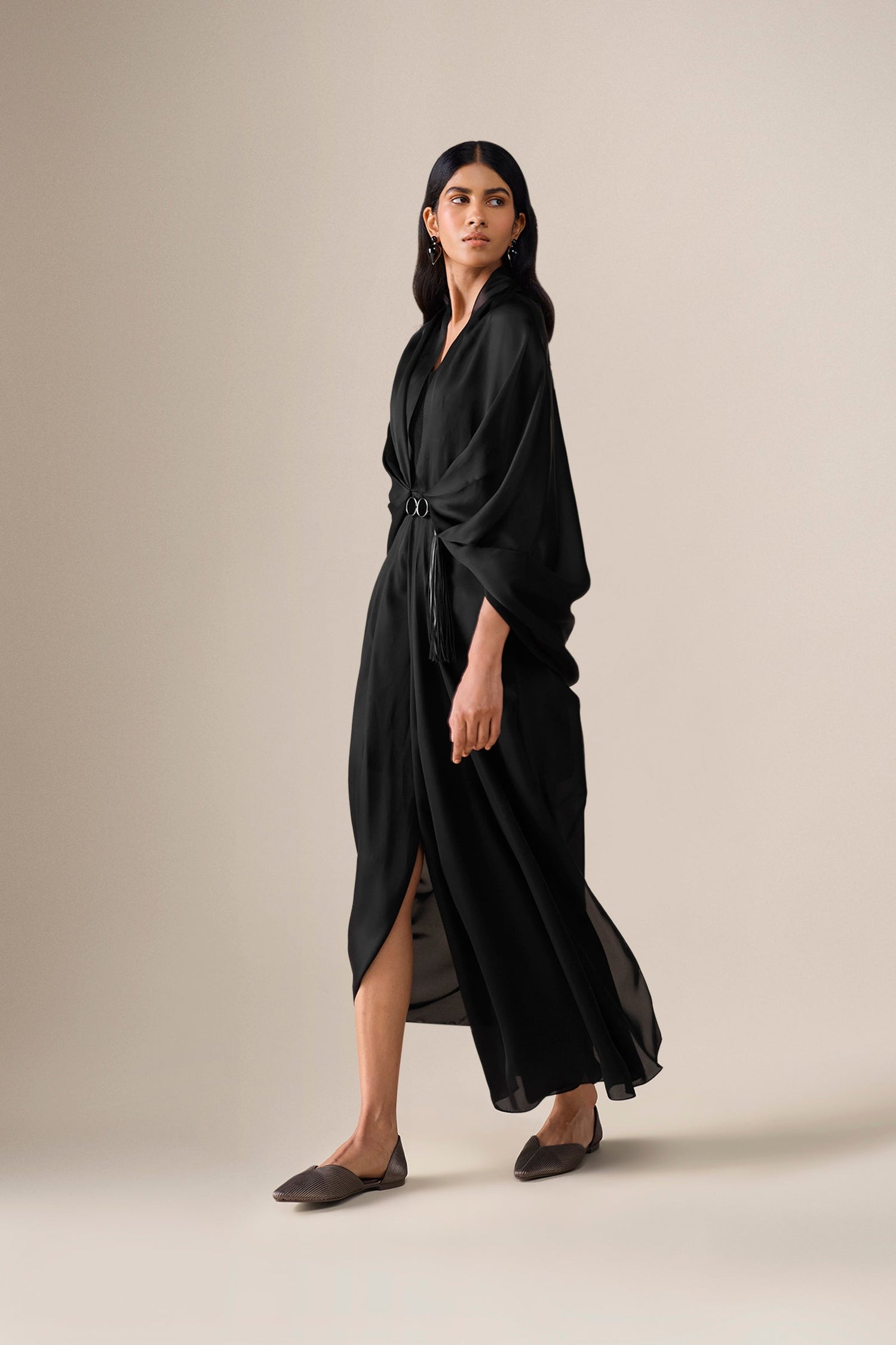  Organza Ekiya Saree – Black