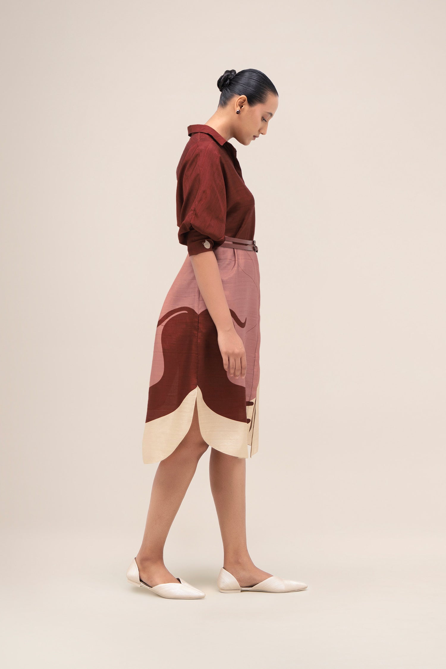  Silk Lina Dress – Red