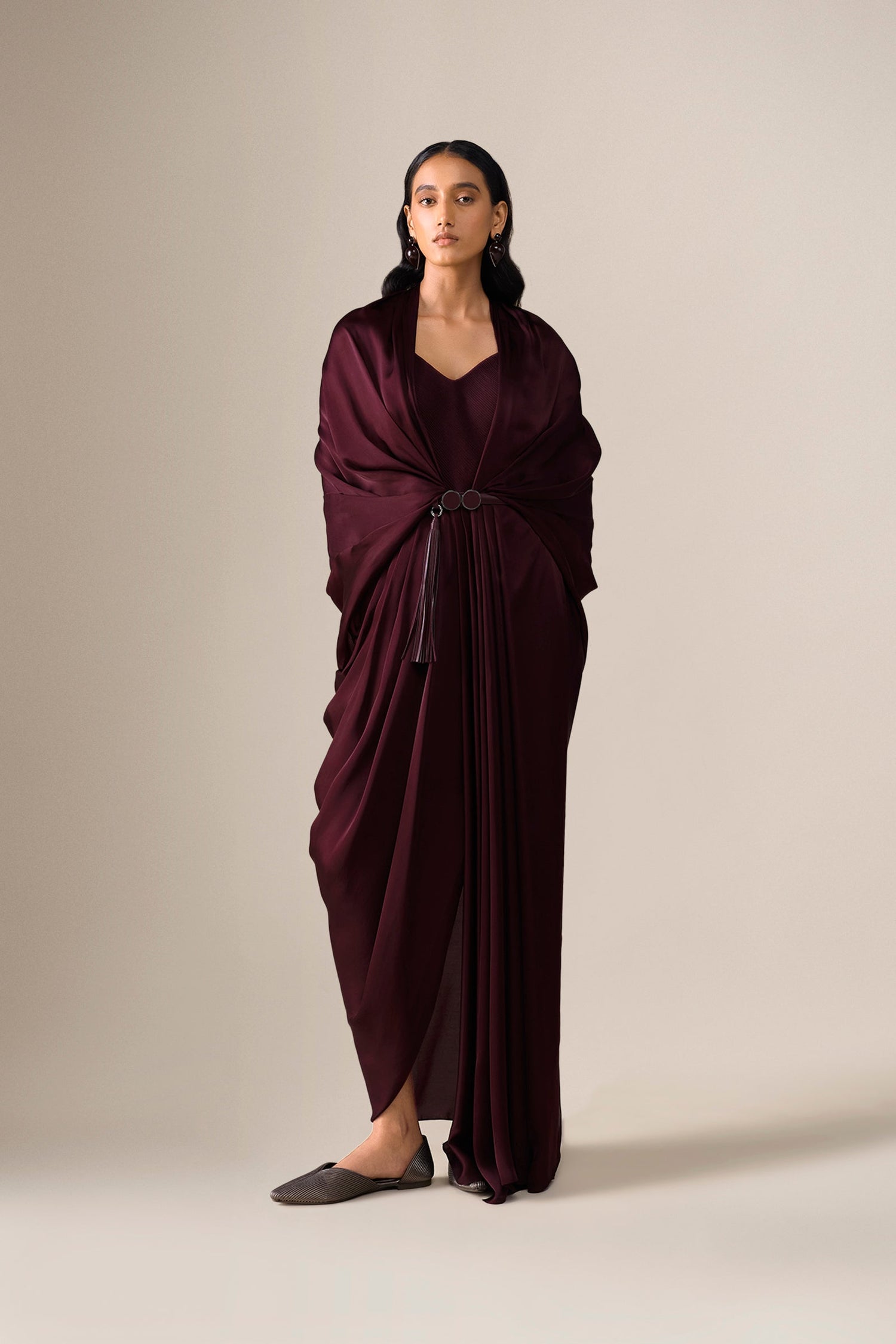  Organza Ekiya Saree – Red