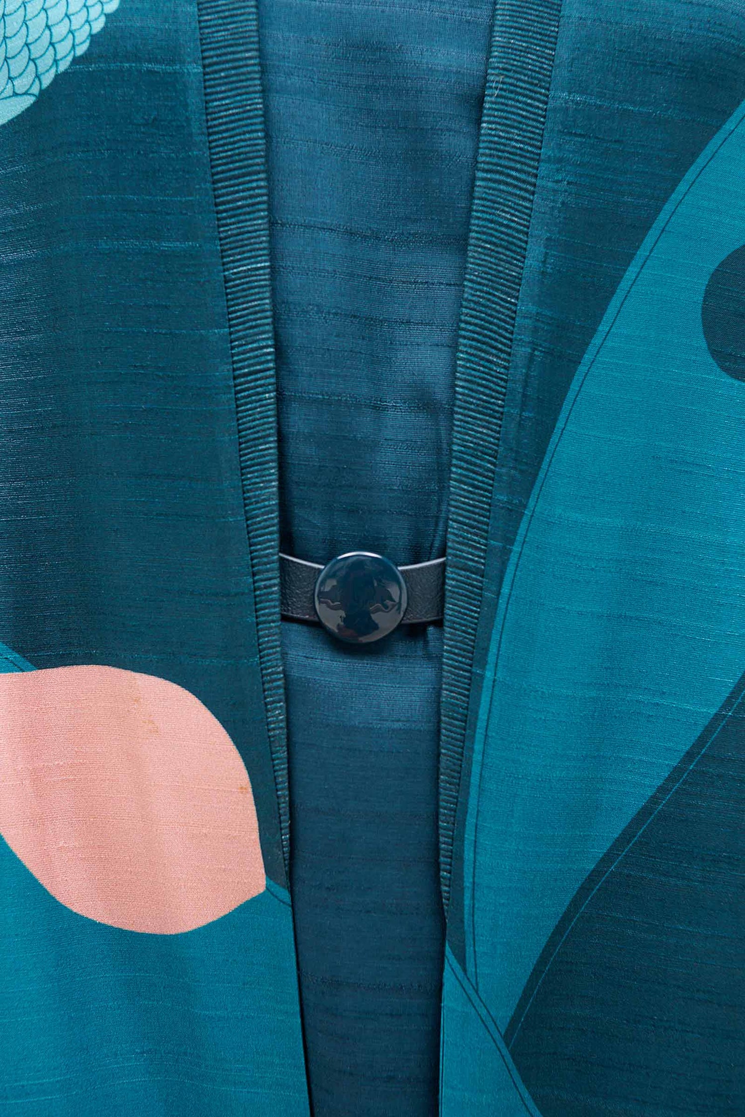 Silk Naaz Abaya Set – Blue