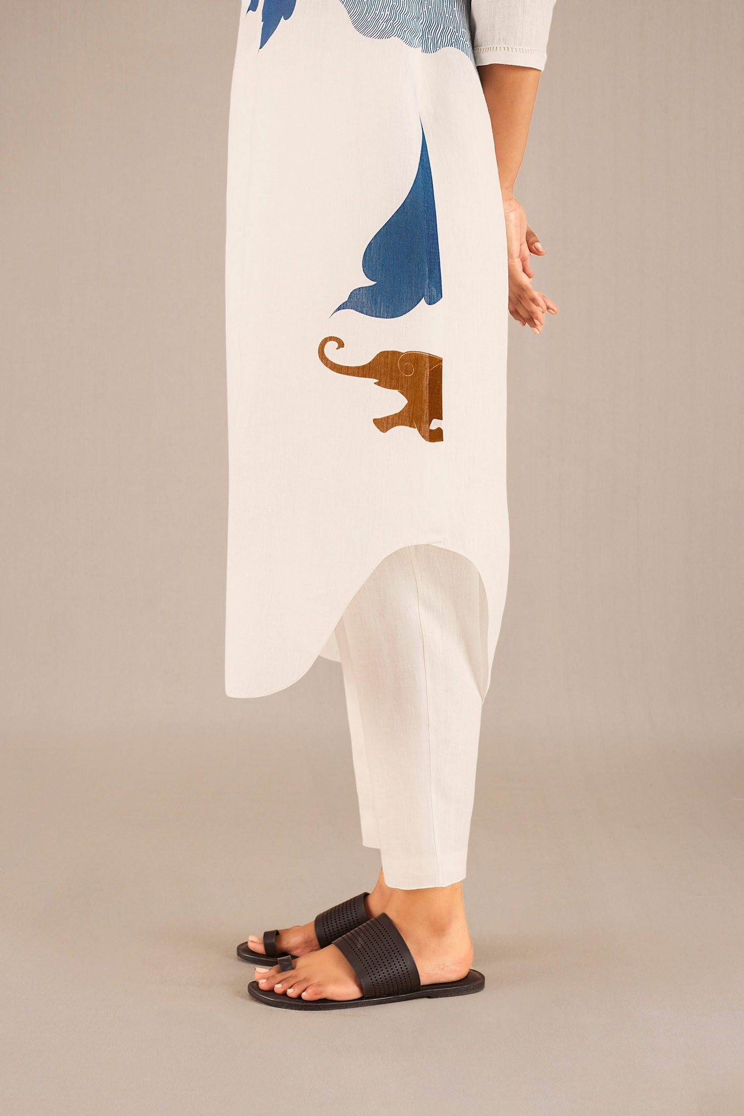 Alana Tunic Set - Ivory  