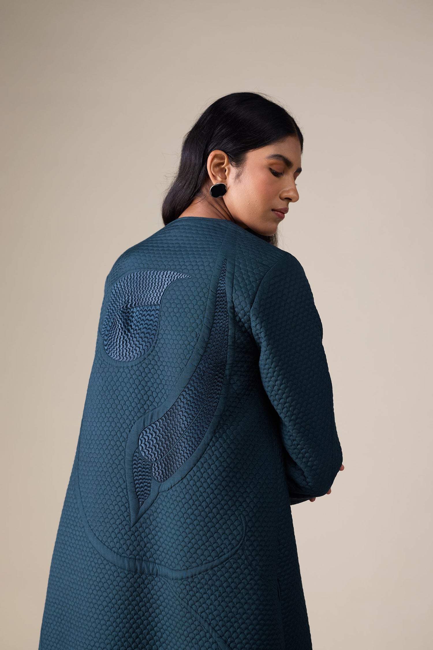  Silk Raziya Abaya Set – Black