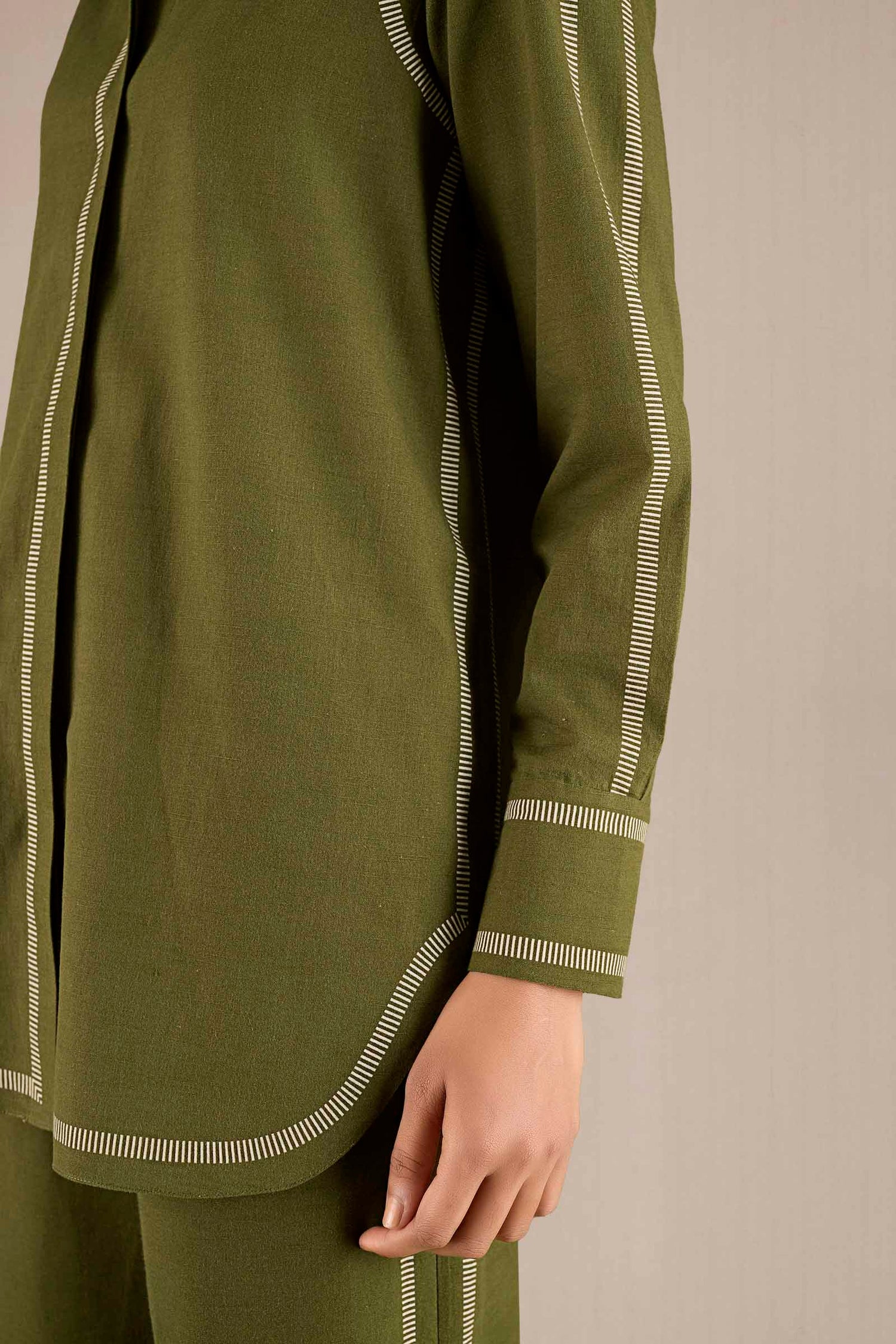 Khadi Meg Shirt – Green