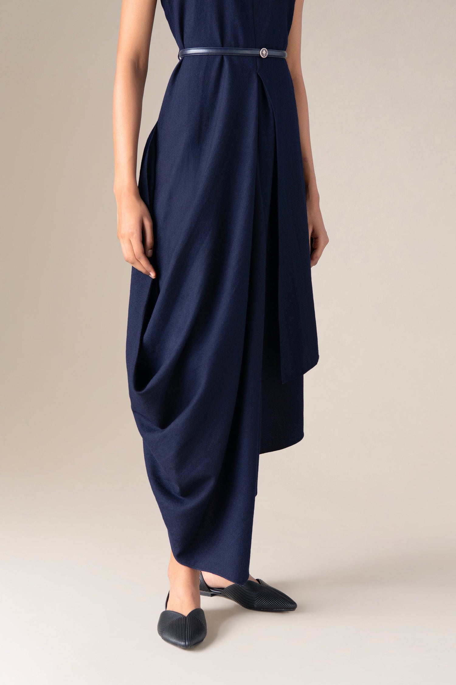  Wool Arzu Dress – Blue