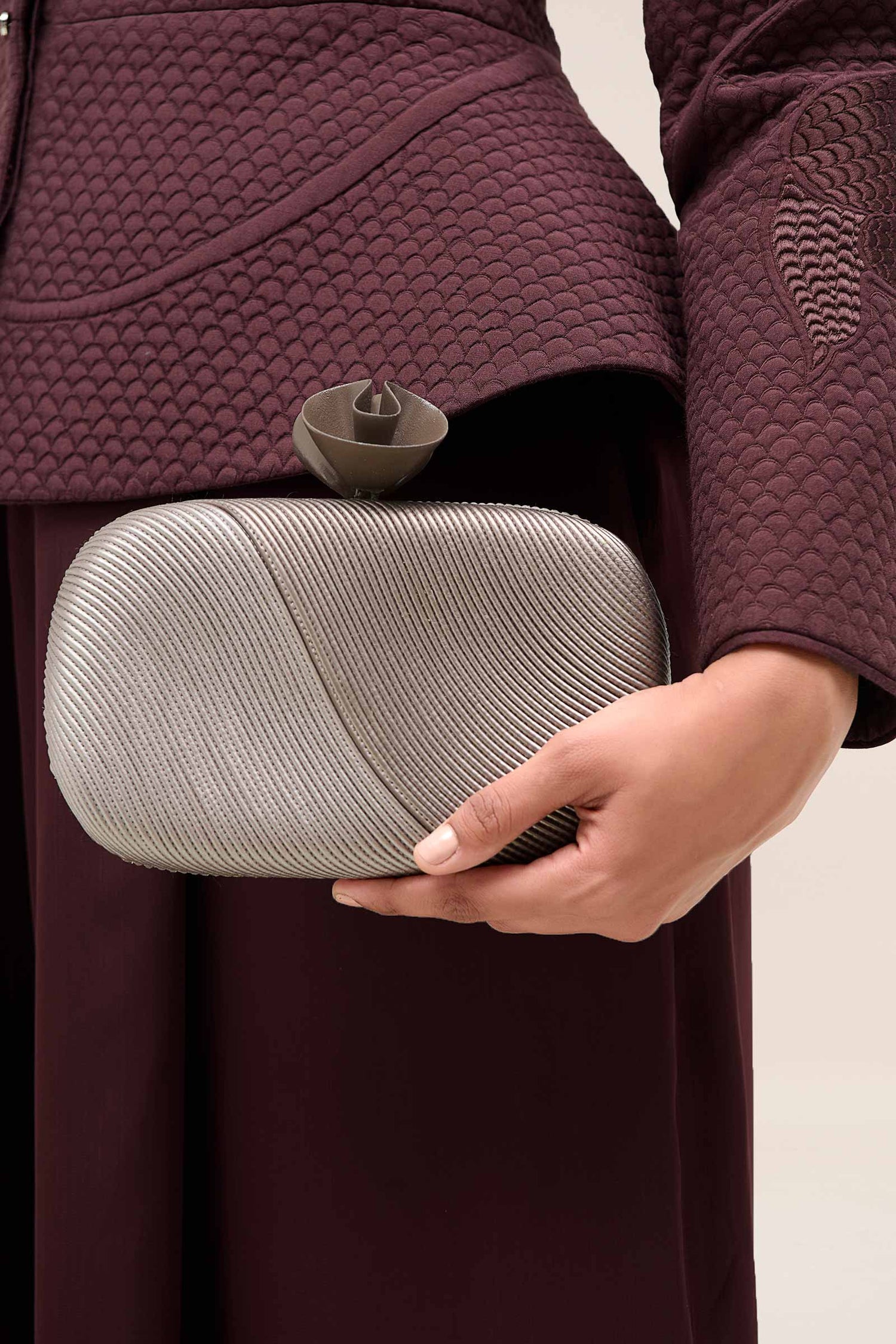   Faux Leather Kaizah Bag – Metallics