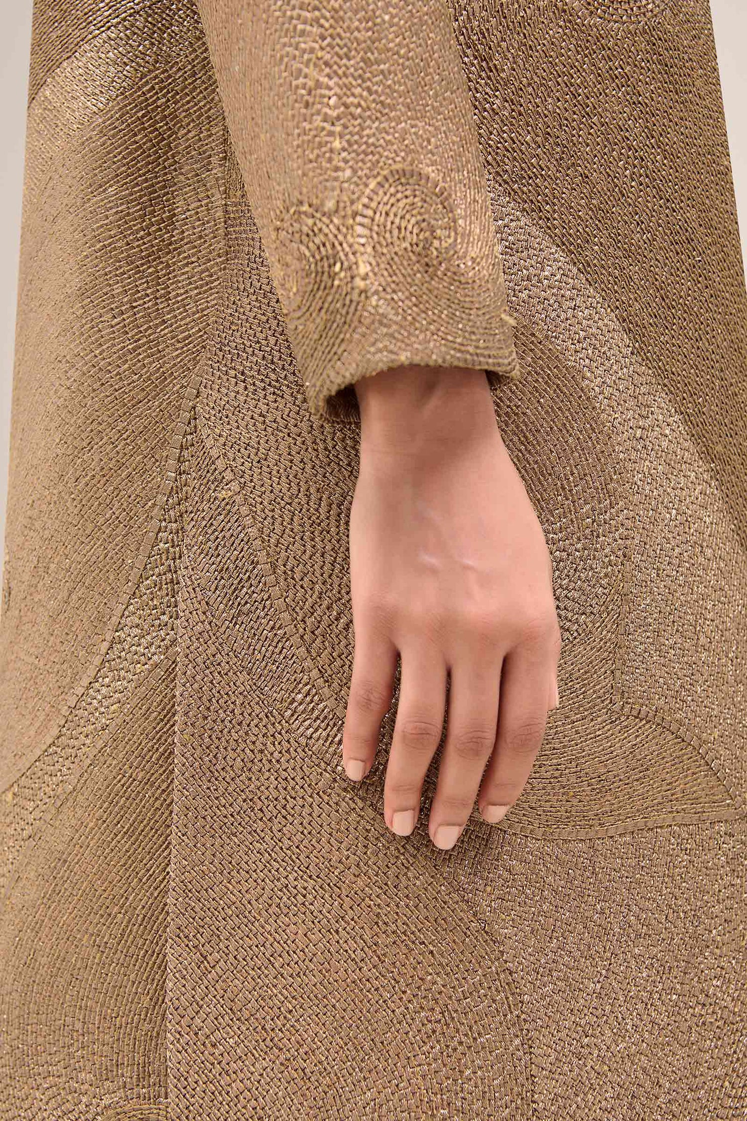 Cotton Zulfa Abaya Set – Metallics