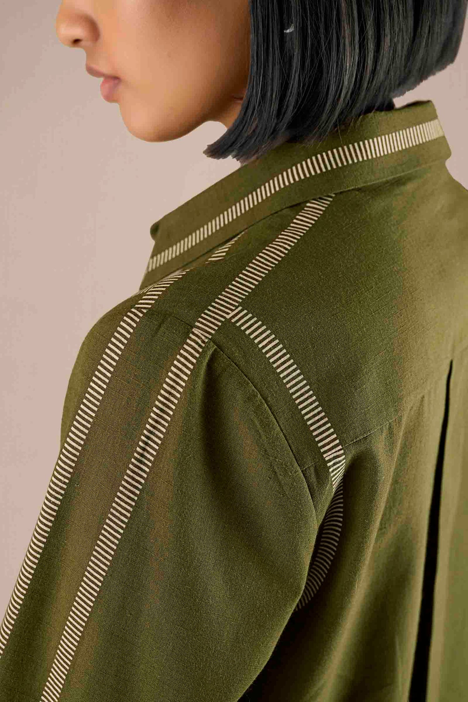  Khadi Meg Shirt – Green