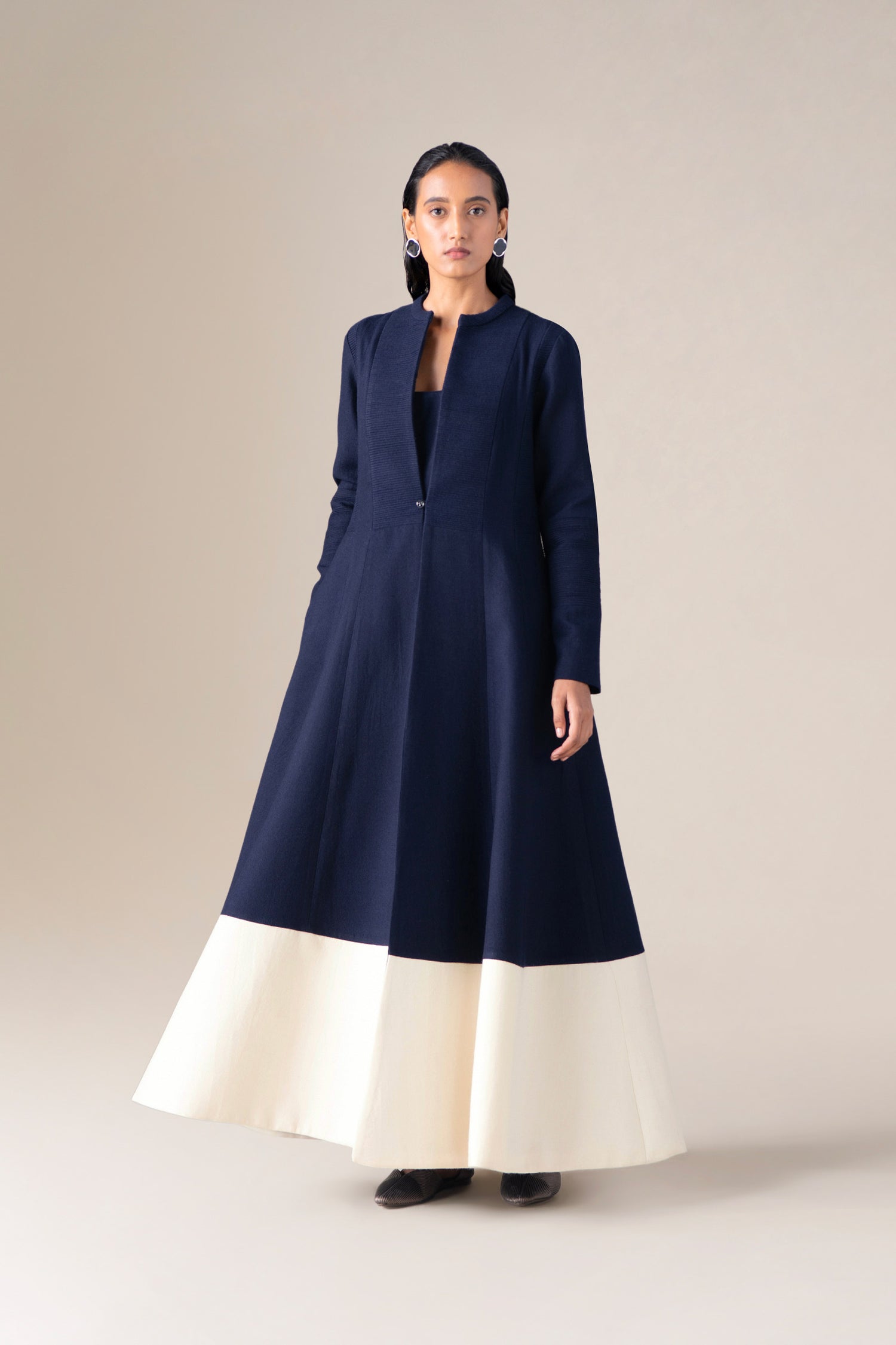  Wool Maha Jacket Set – Purple