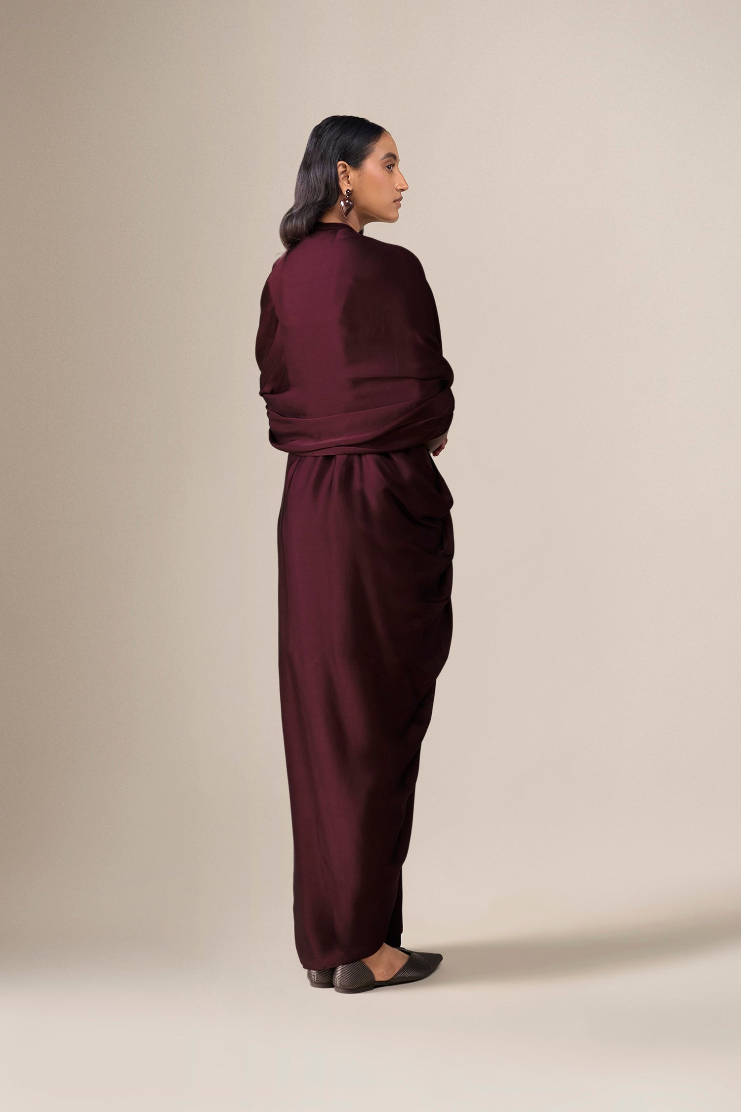  Organza Ekiya Saree – Red