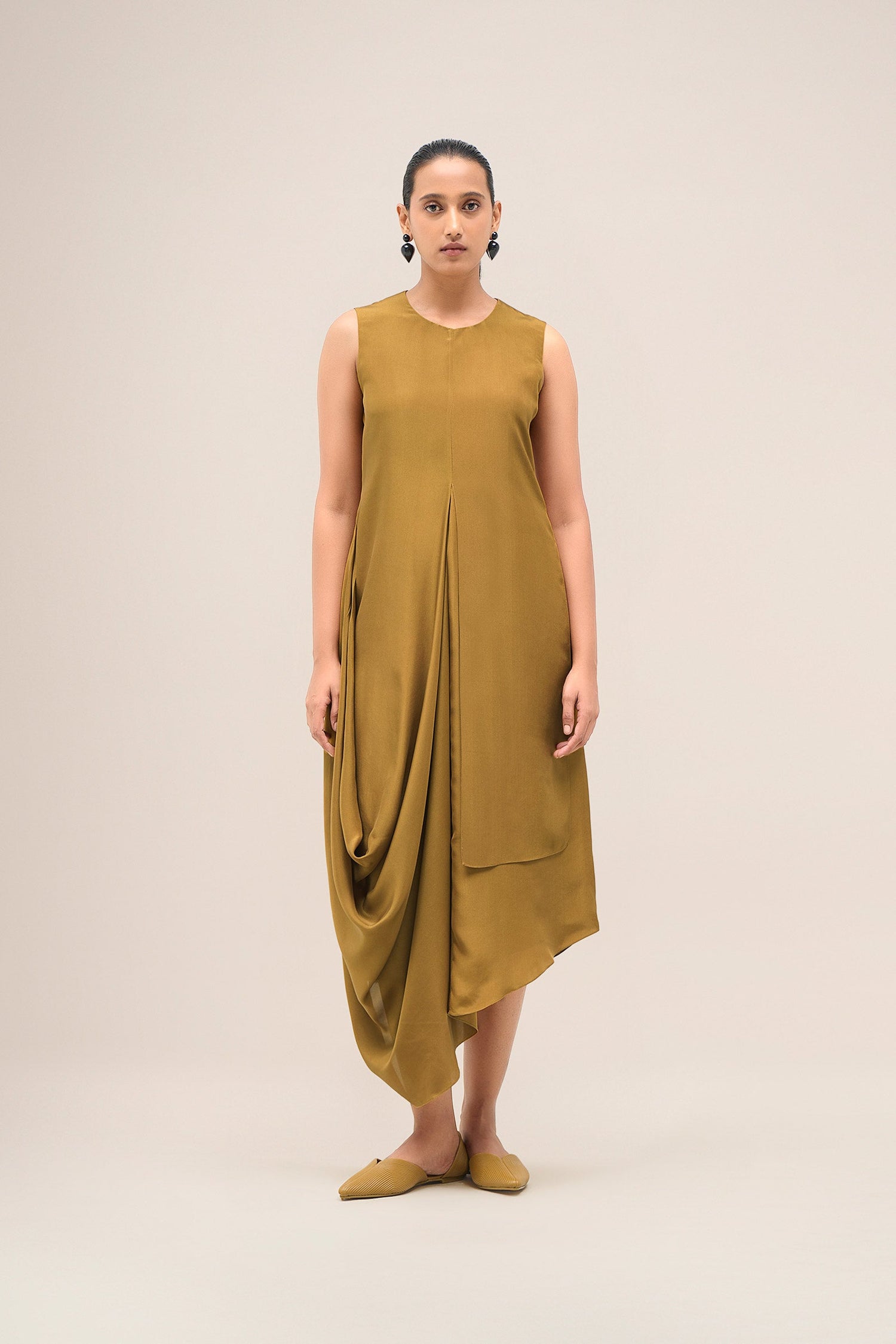  Chanderi Israh Jacket Set – Yellow