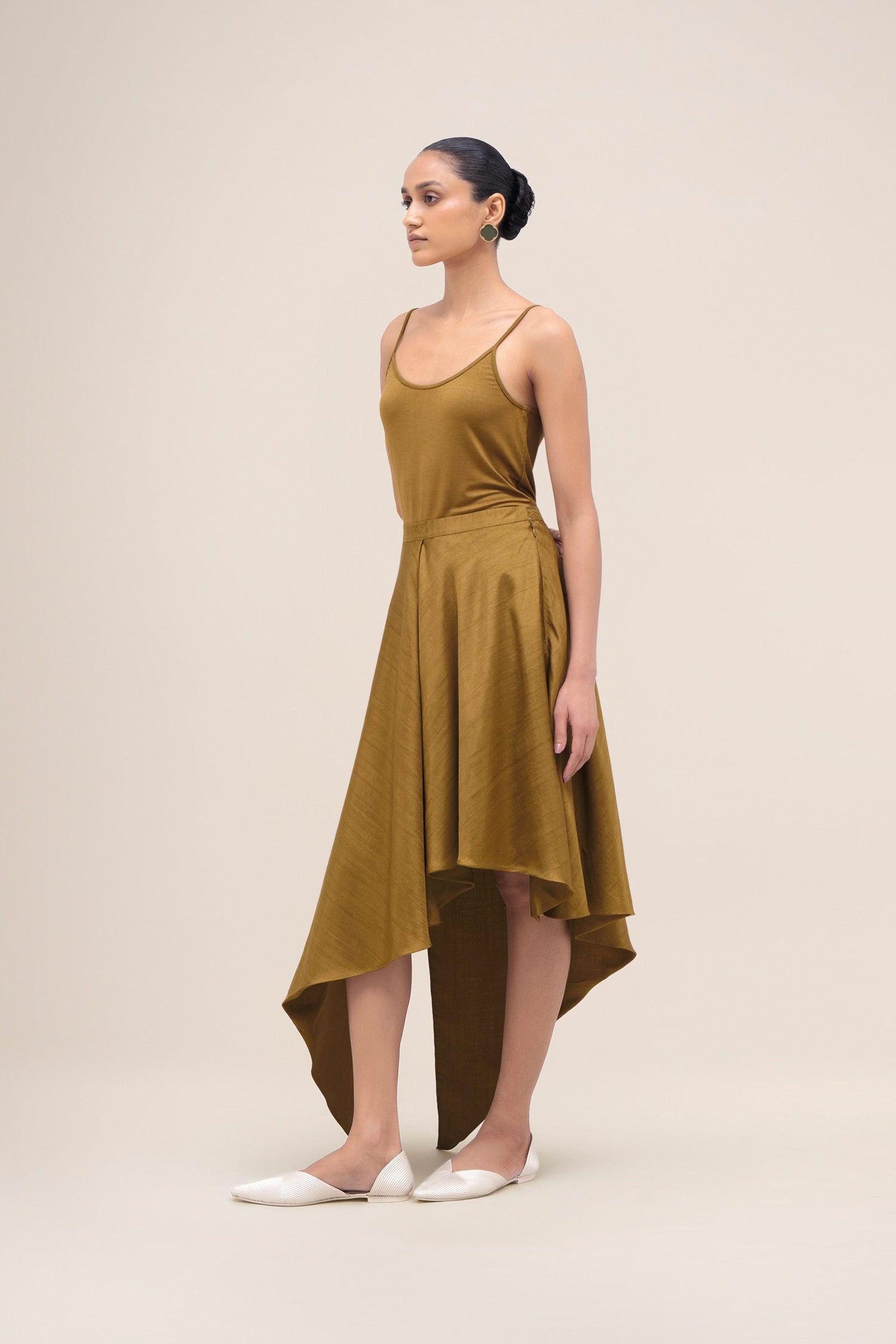  Silk Akina Shirt Set – Green