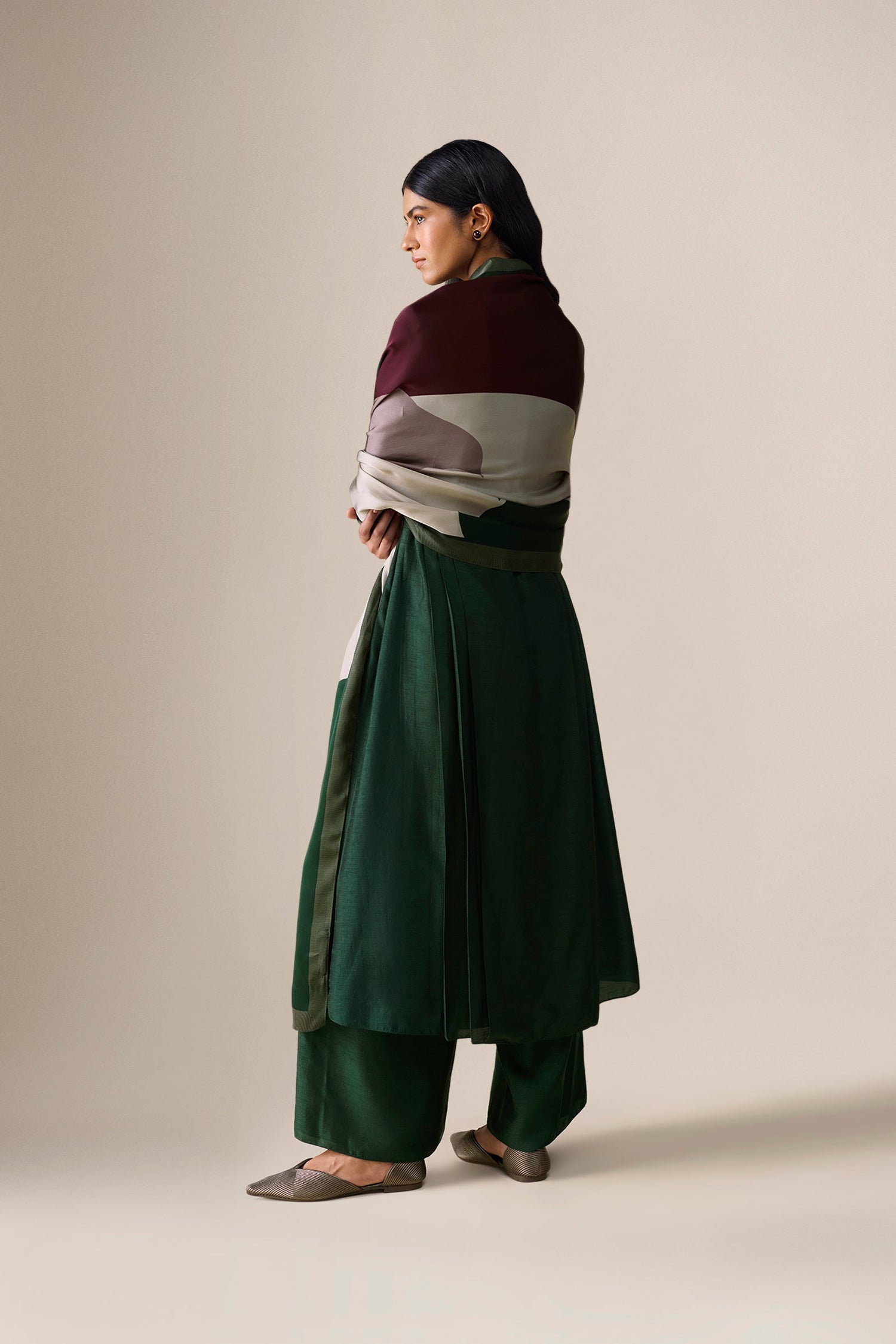  Silk Shiloh Kurta Set – Green