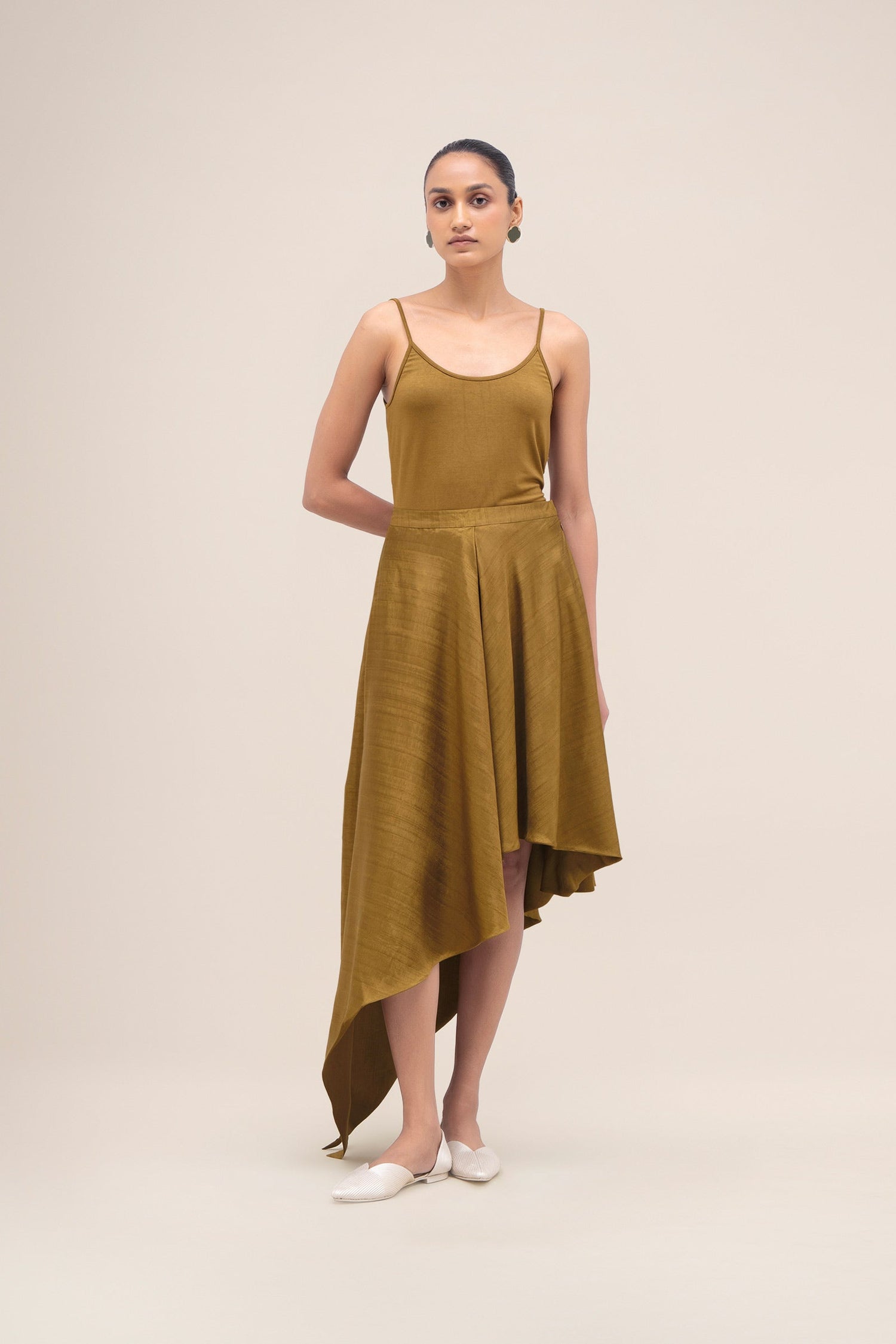  Silk Akina Shirt Set – Green