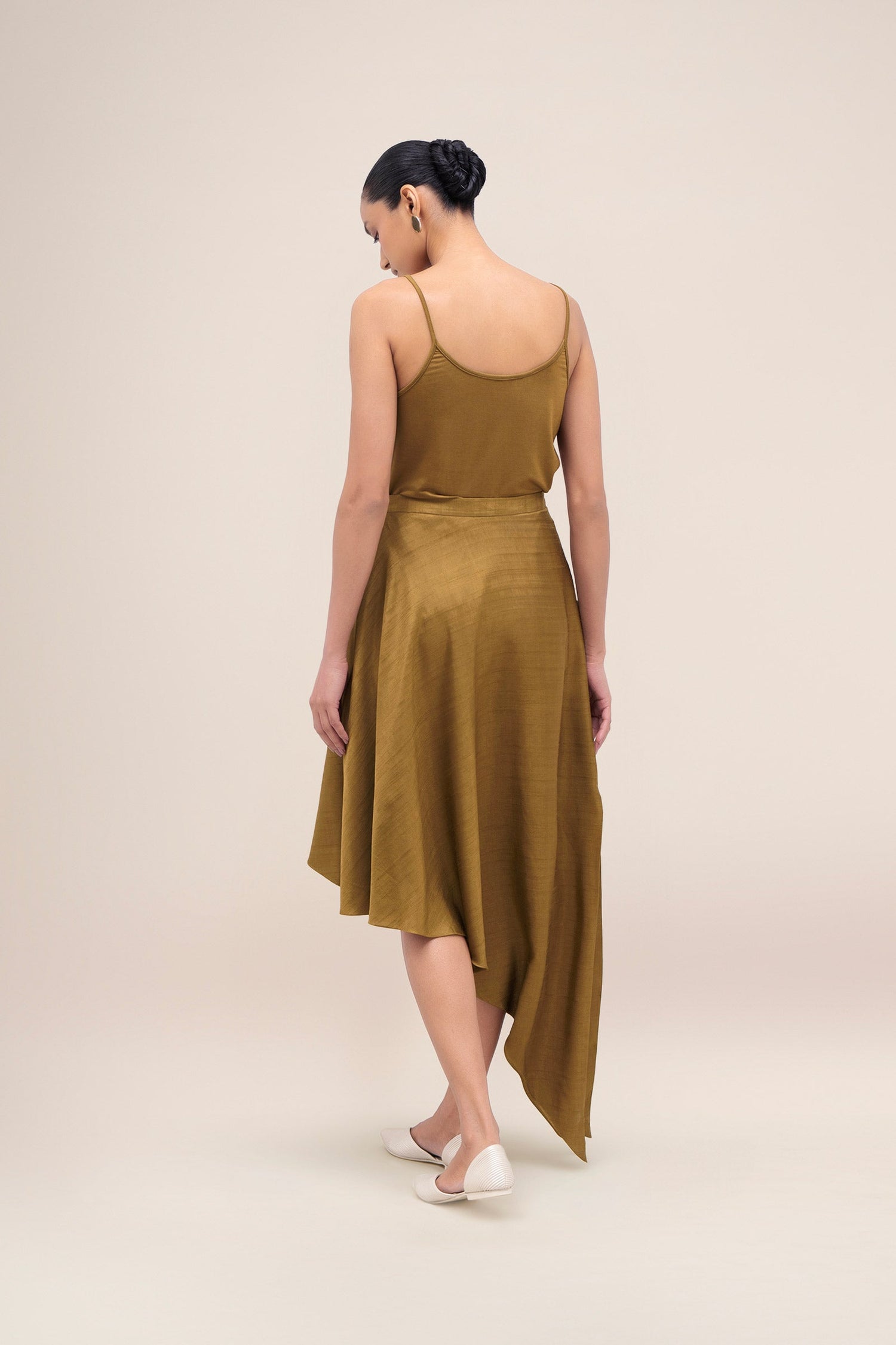  Silk Akina Shirt Set – Green
