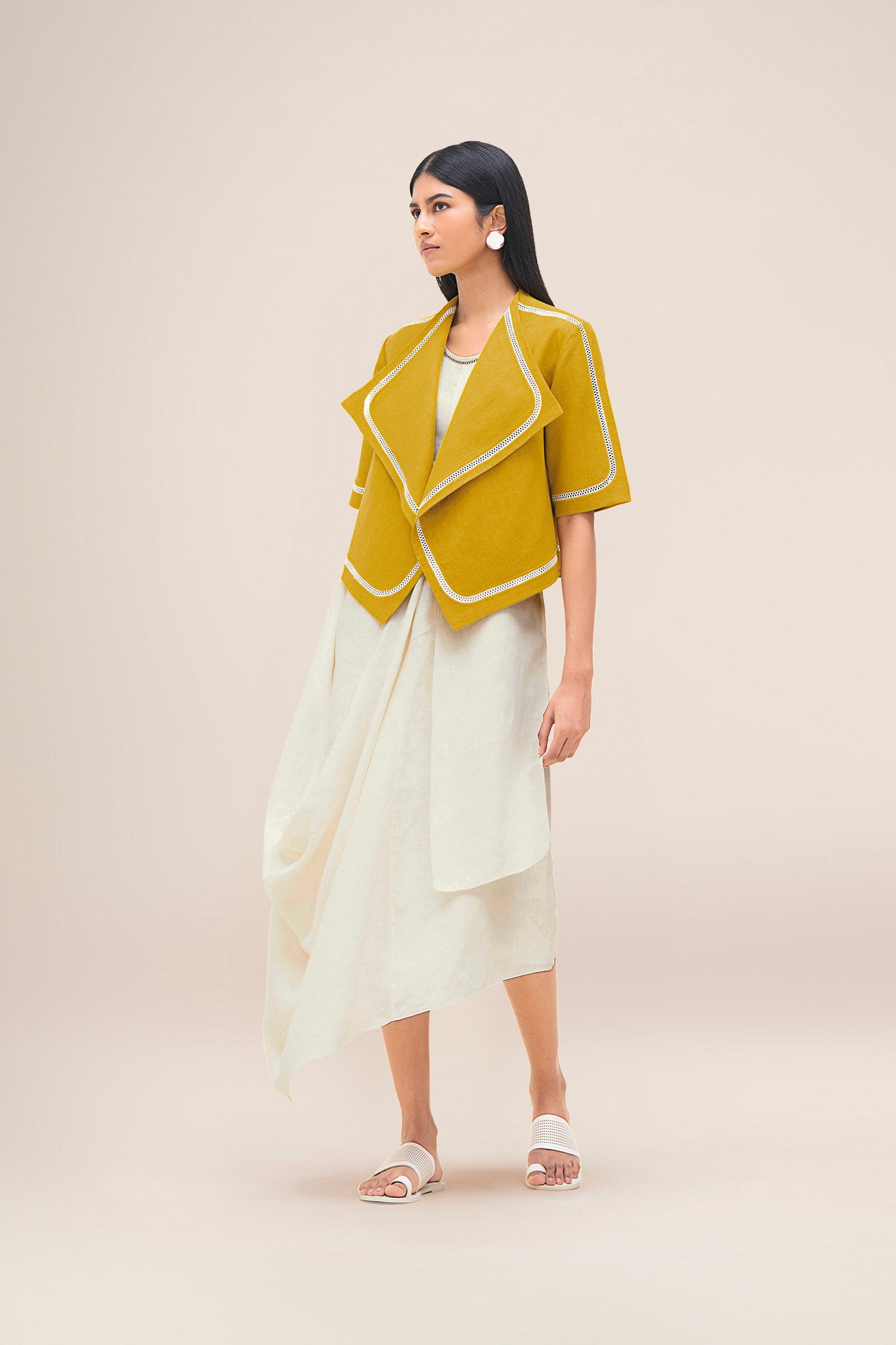  Linen Finch Jacket – Yellow