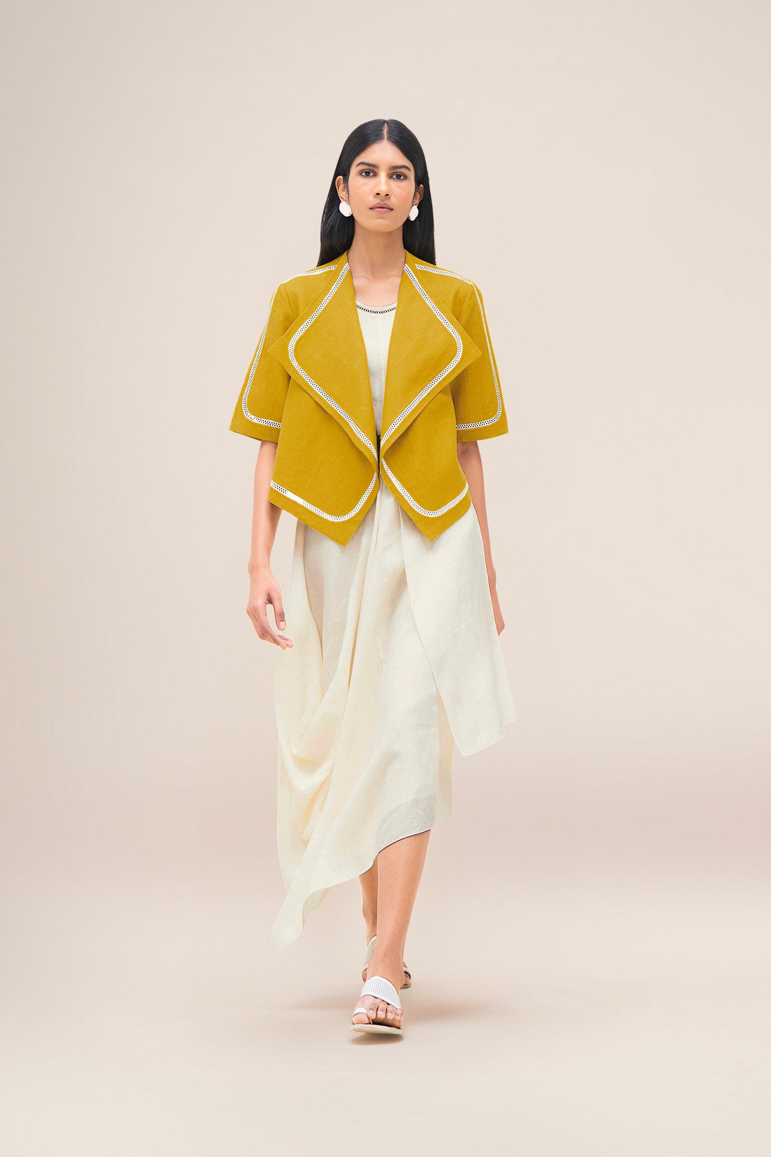  Linen Finch Jacket – Yellow
