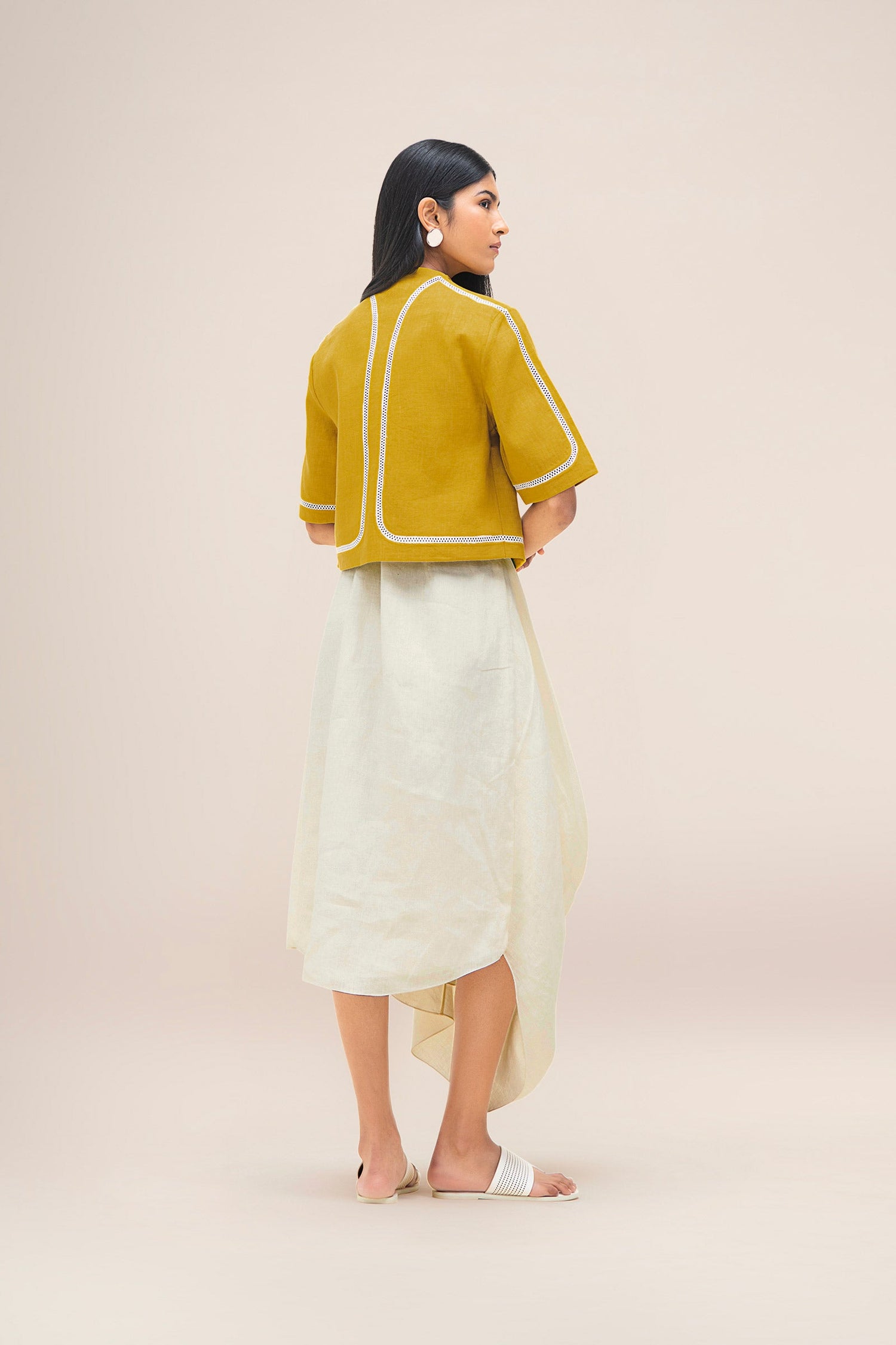 Linen Finch Jacket – Yellow
