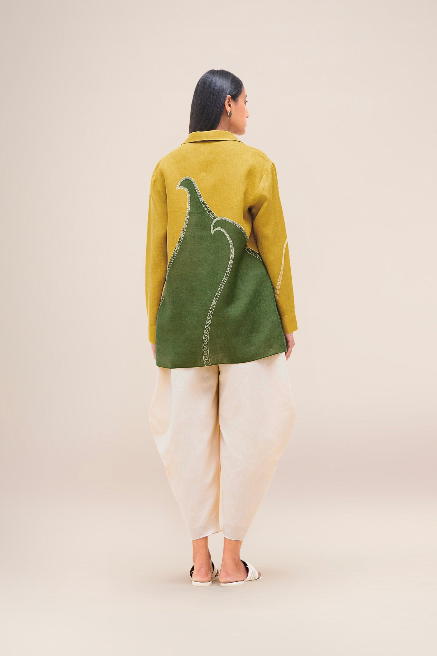 Linen Ardea Shirt – Yellow