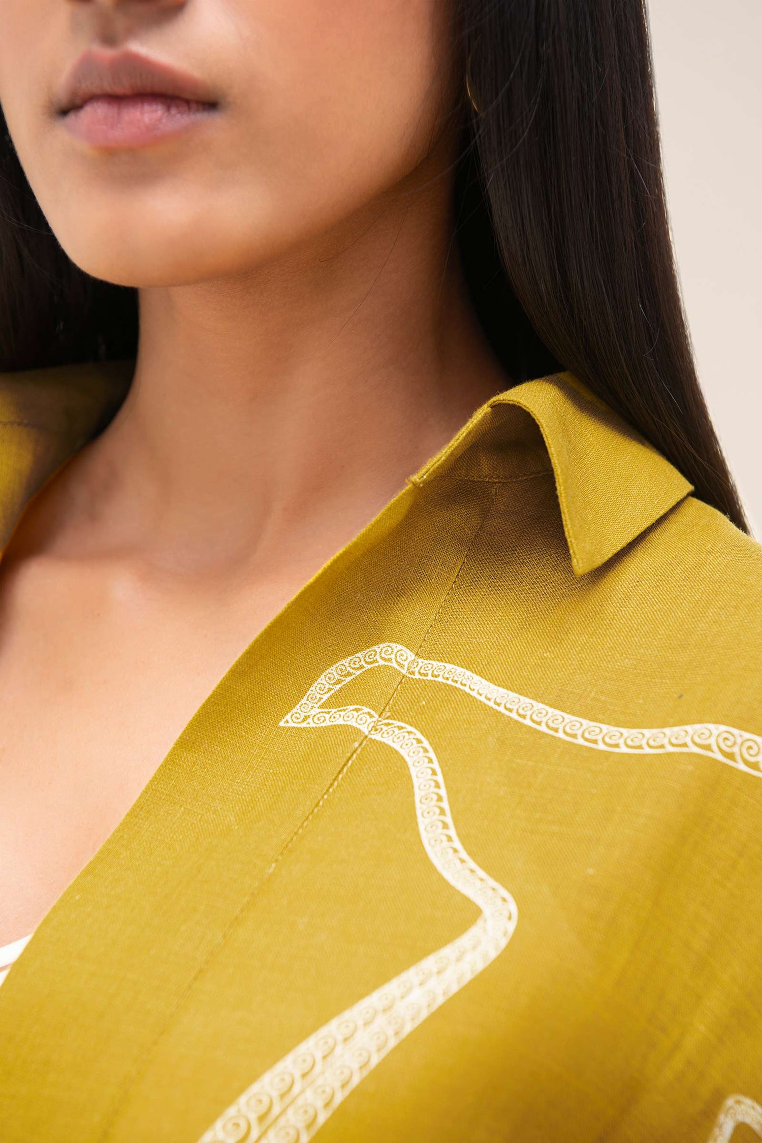  Linen Ardea Shirt – Yellow
