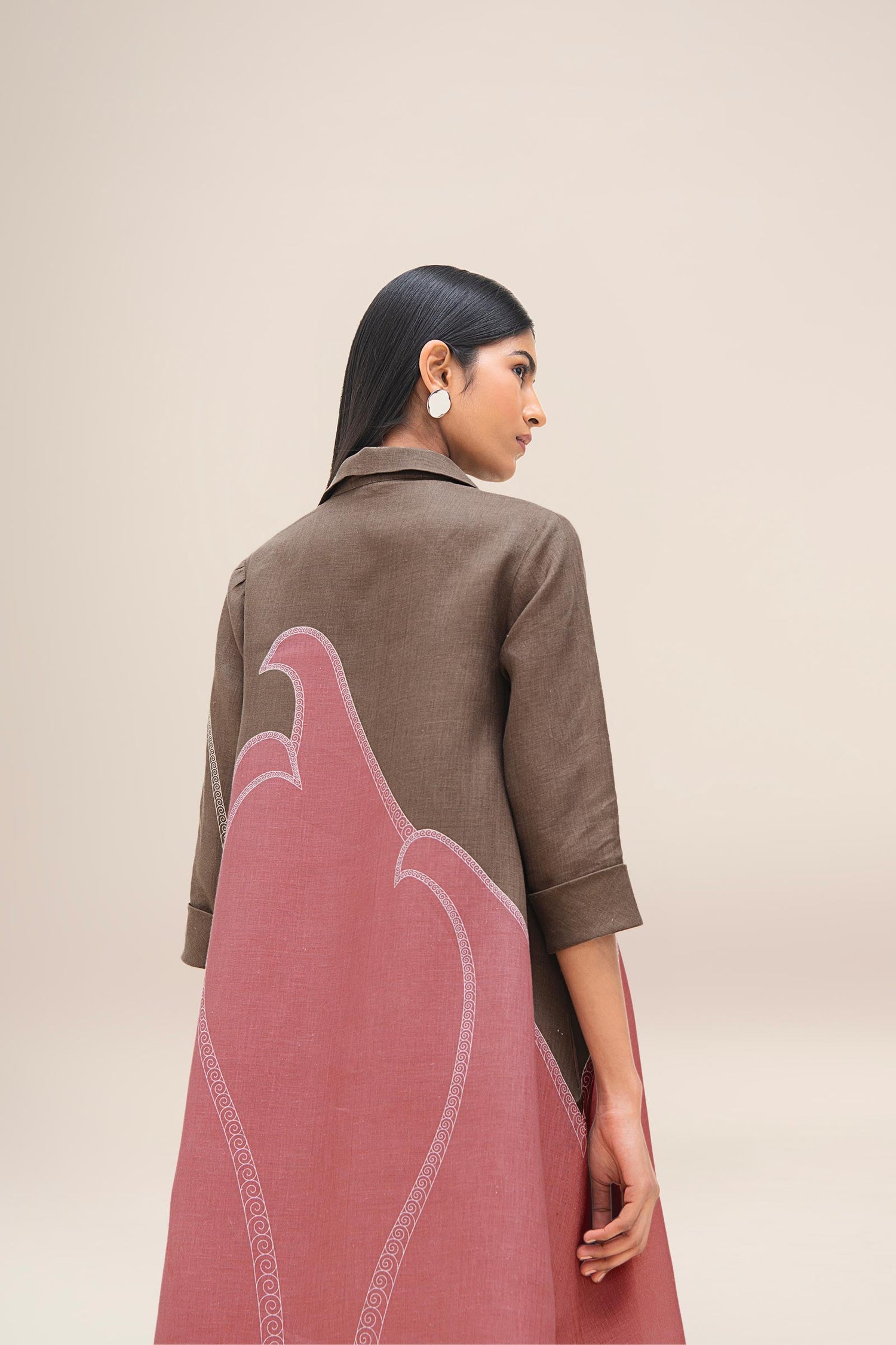  Linen Lark Dress – Pink