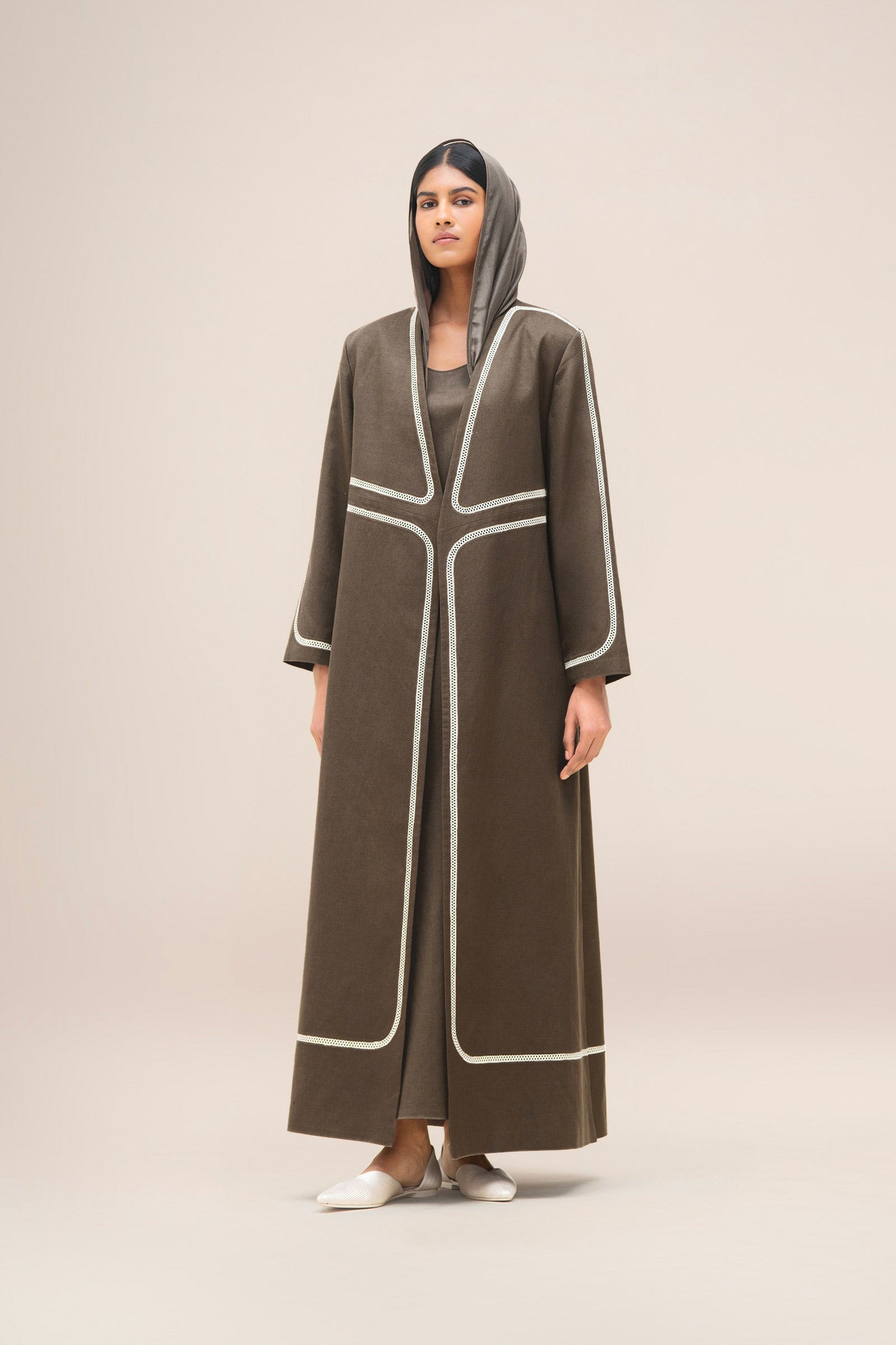  Silk Sultana Scarf – Brown