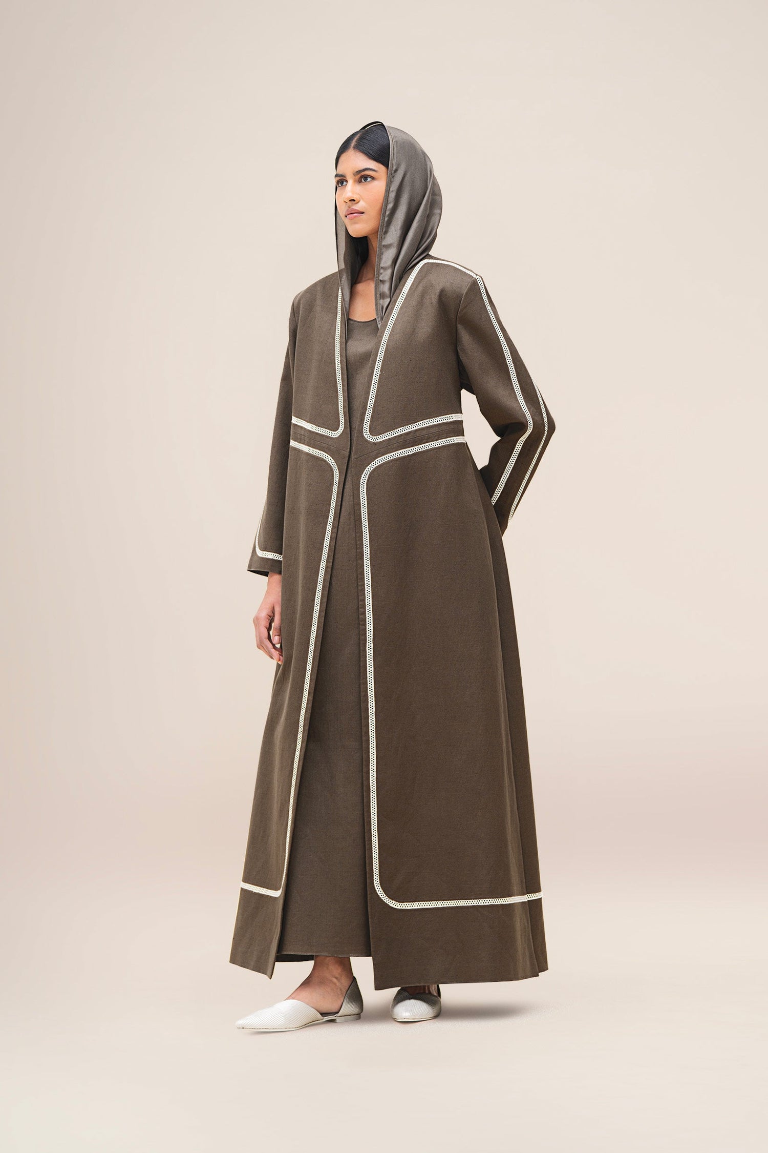  Silk Sultana Scarf – Brown