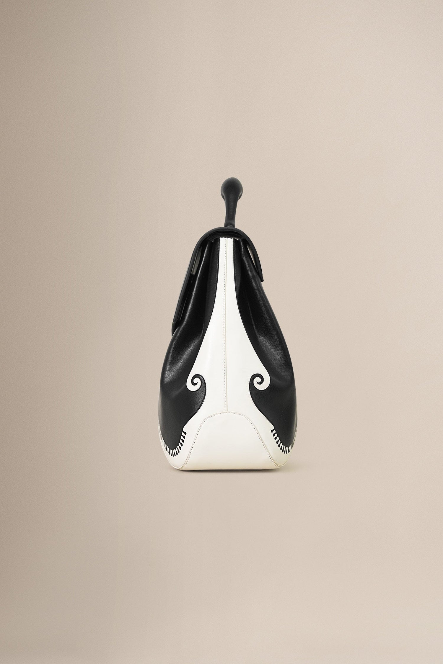  Faux Leather Isola Bag – Black