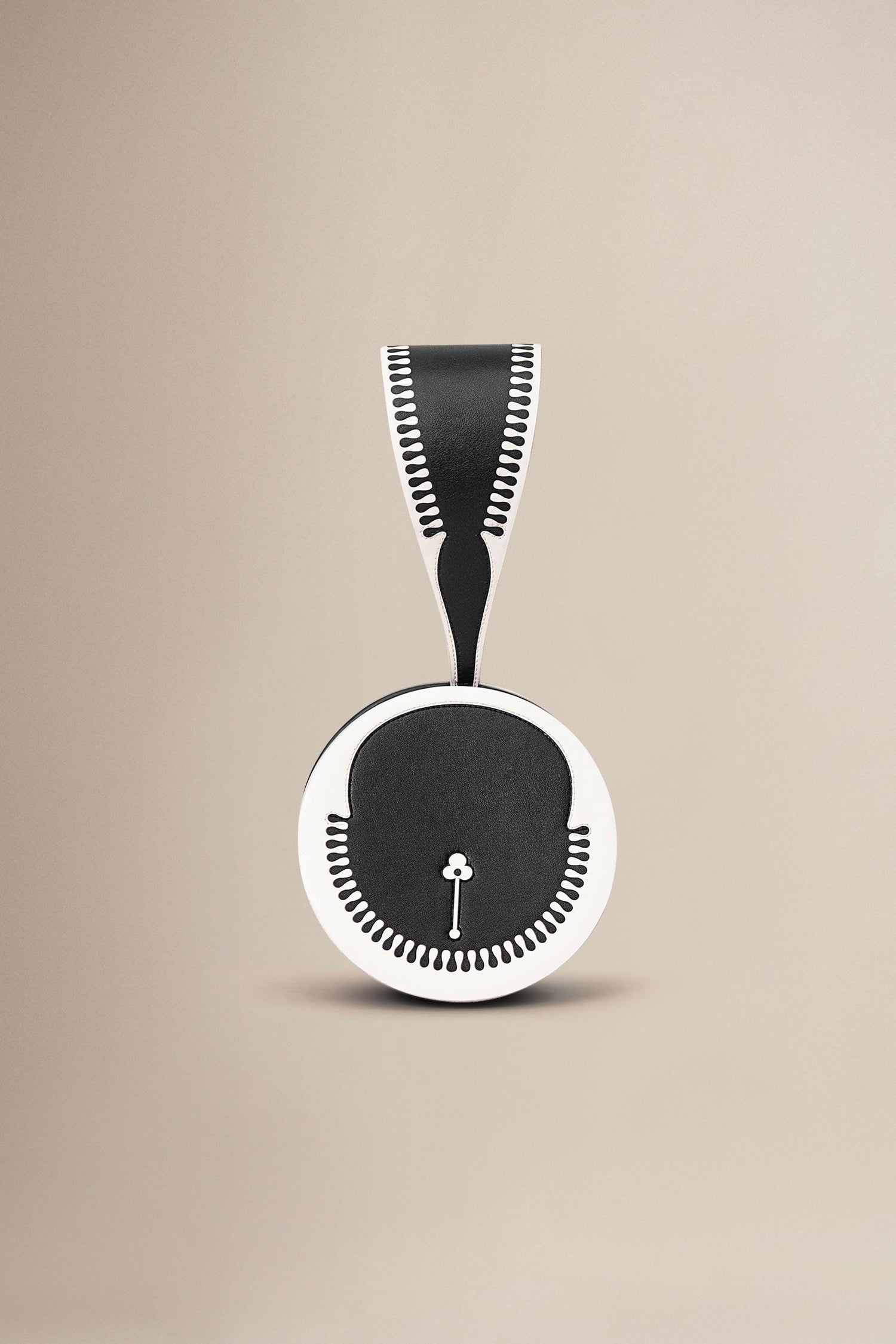  Faux Leather Aeri Wristlet – Black