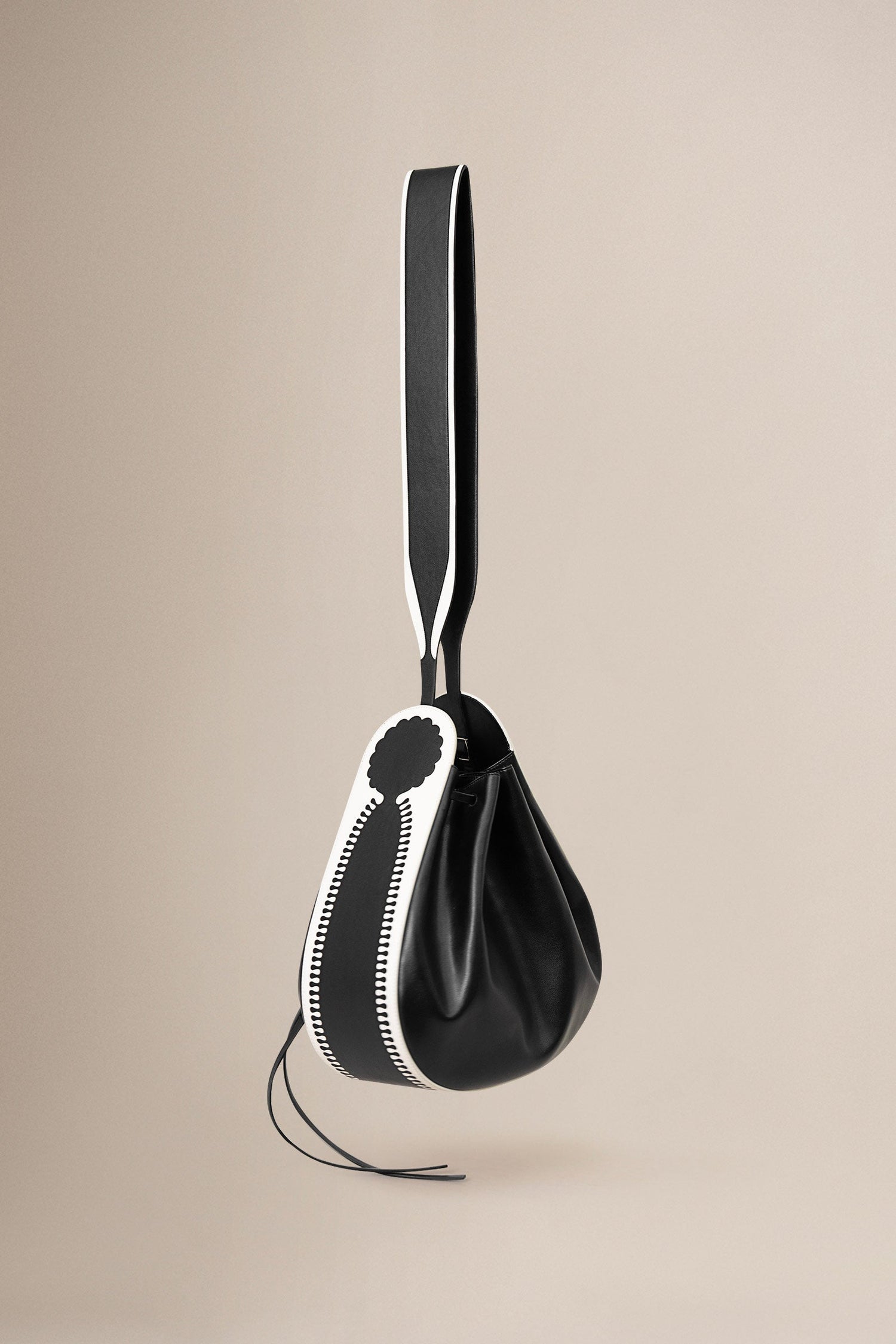  Faux Leather Celina Bag – Black