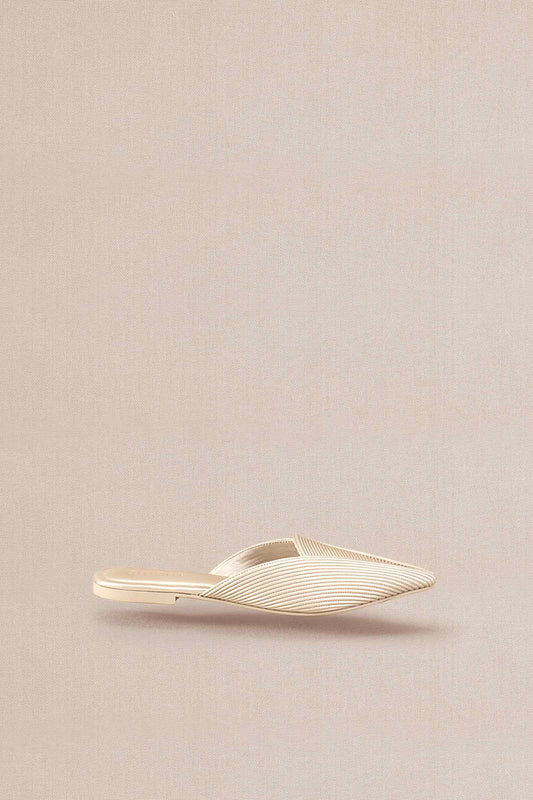 Faux Leather Ninah Mules – Metallics