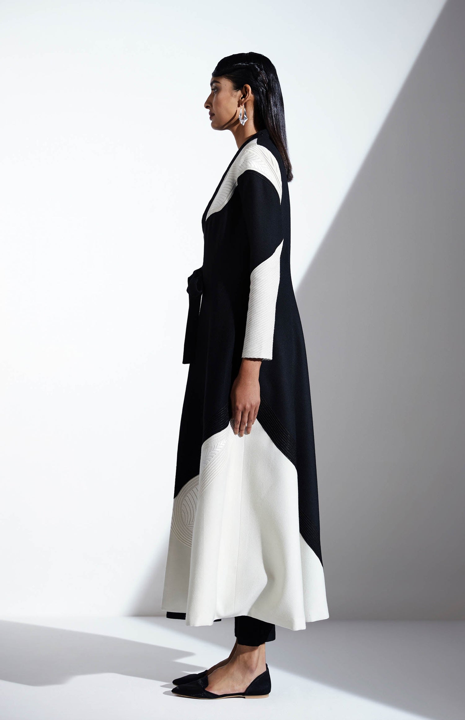 Cemille Midnight Black Jacket in Wool 